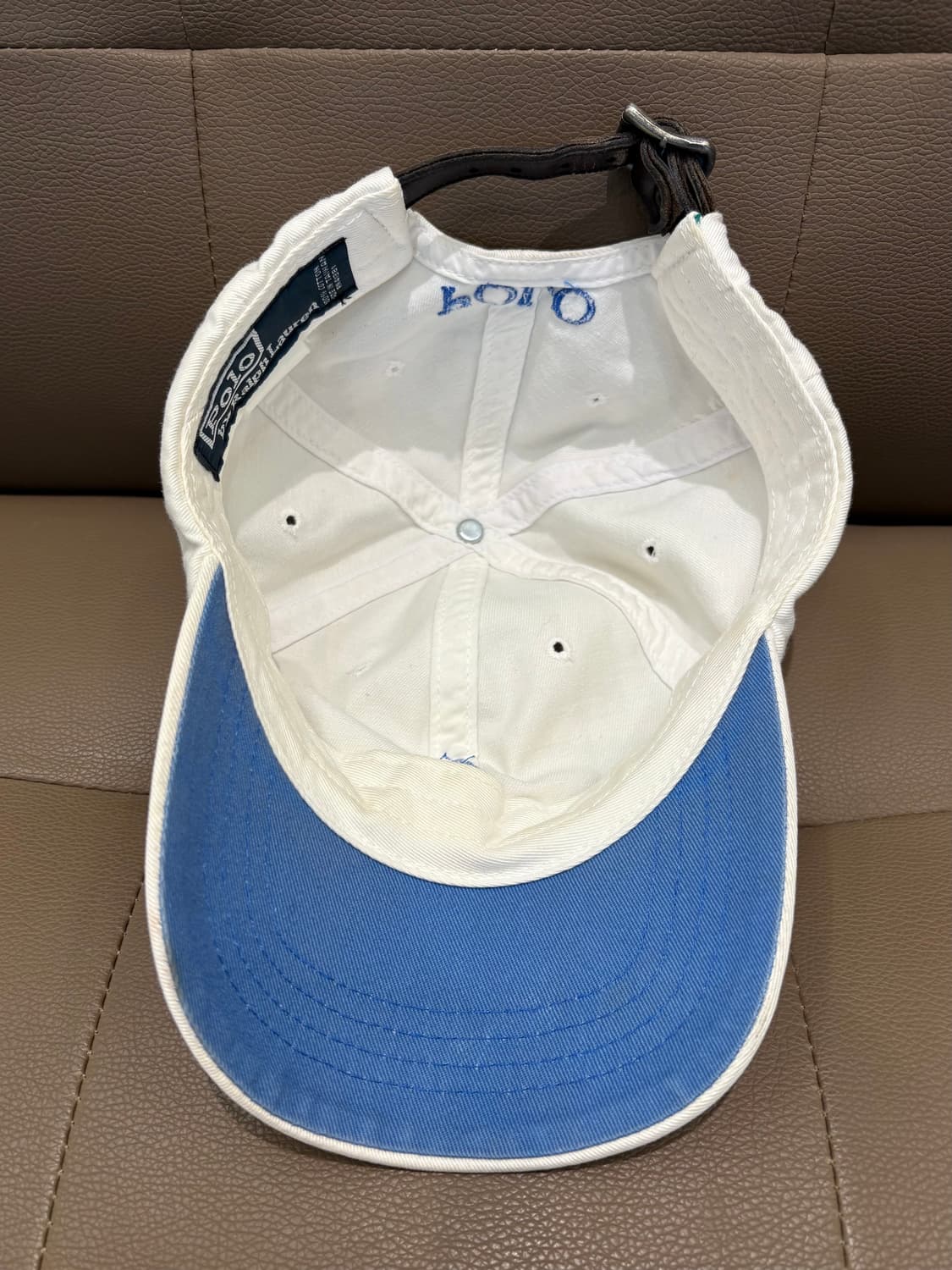 폴로 랄프로렌 레더 스트랩 볼캡 상품이미지8