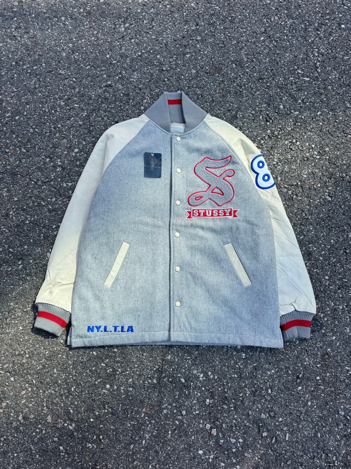 (Deadstock) 00s 스투시 바시티 자켓 상품이미지1