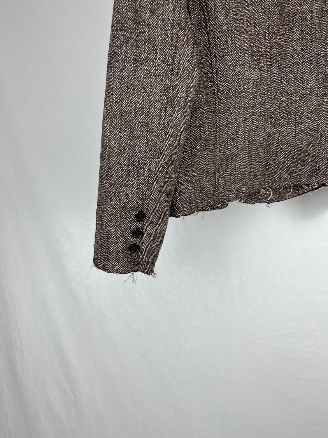 Vintage 밑단 디스컷팅 블레이저 상품이미지4