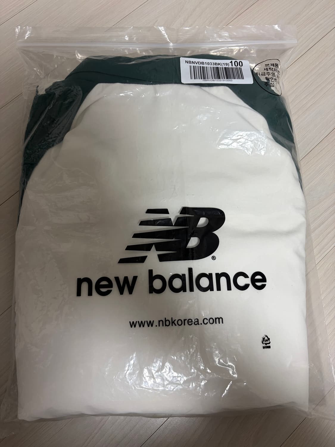 남녀공용 뉴발란스 컬러블록 웜업자켓M 바람막이 헌터 상품이미지6