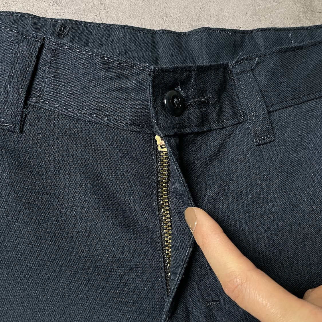 DICKIES 디키즈 빈티지 네이비 코튼 워크 팬츠 A00858 상품이미지3