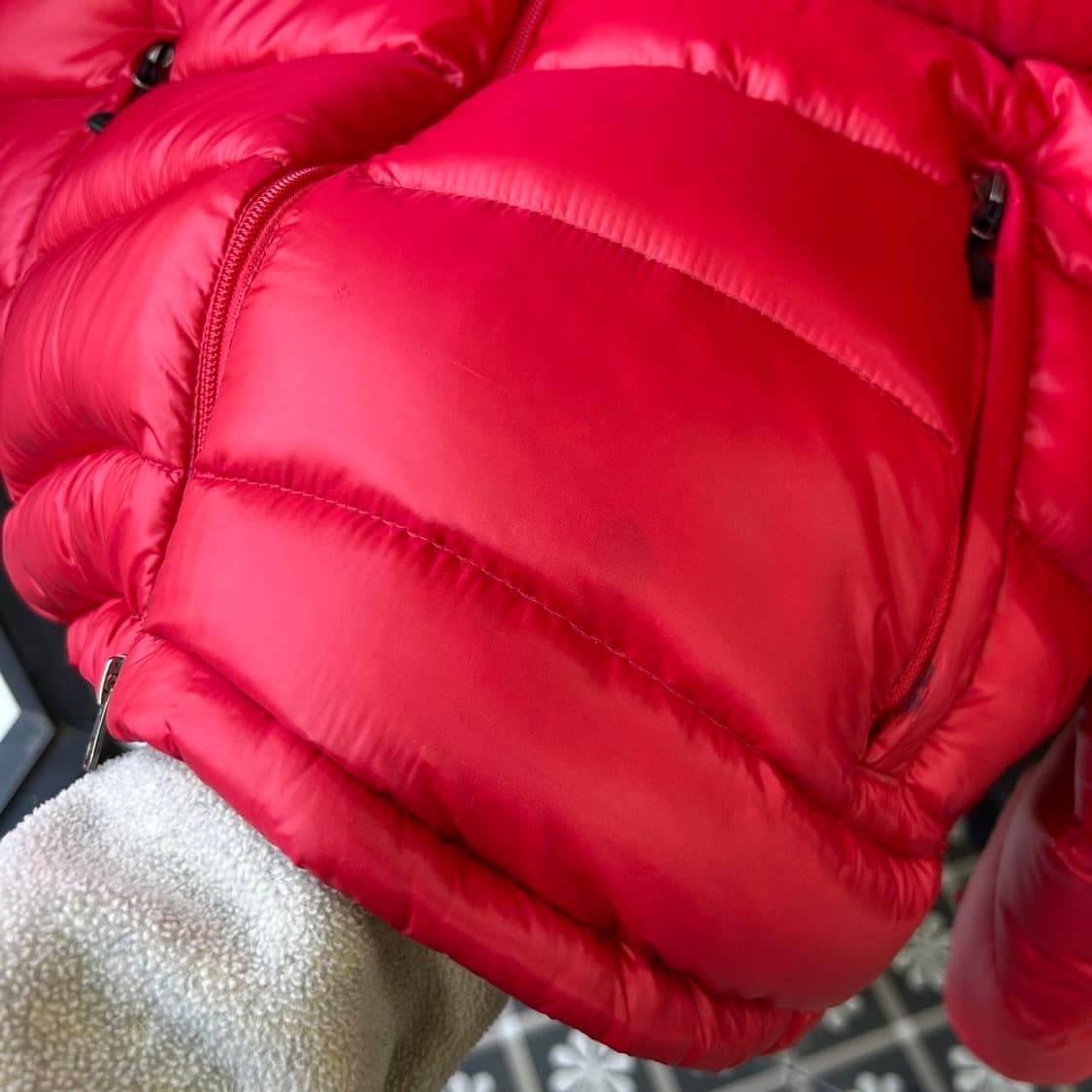 15813 - 노스페이스 700 구스다운 레드 패딩 상품이미지5