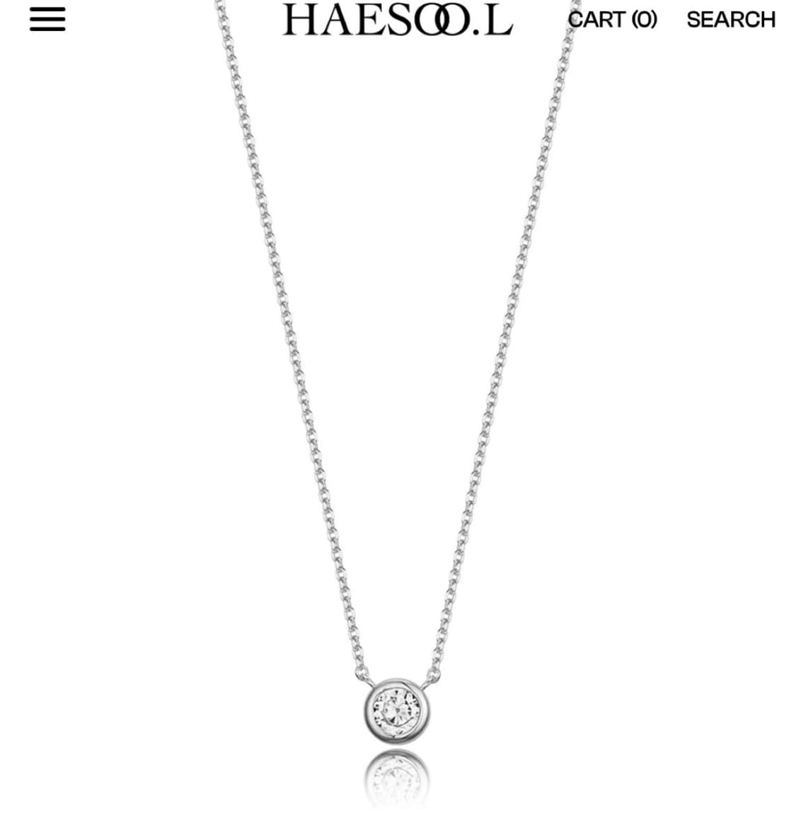해수엘 은 목걸이 / 해수엘 목걸이 / 해수엘 925은 목걸이 상품이미지1