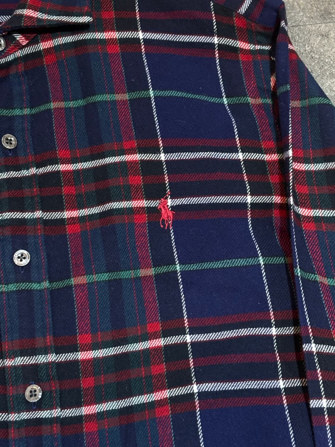 폴로 랄프로렌 체크 남방 셔츠 L 상품이미지4