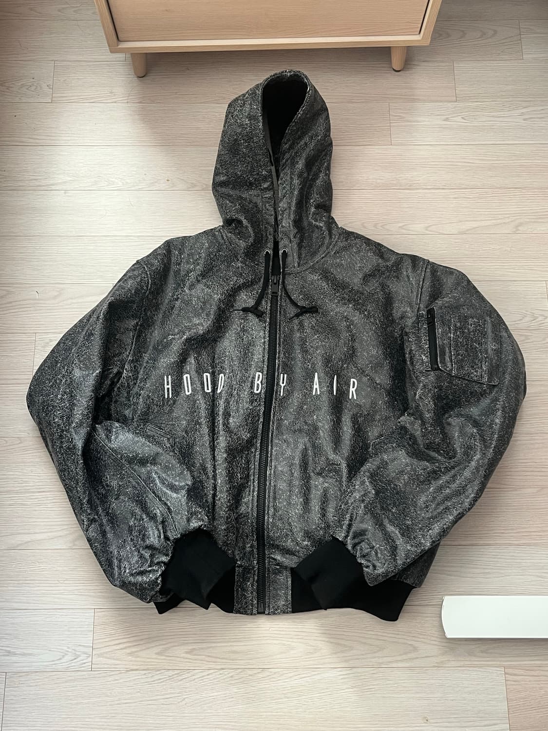 HOODBYAIR 레더봄버 상품이미지1