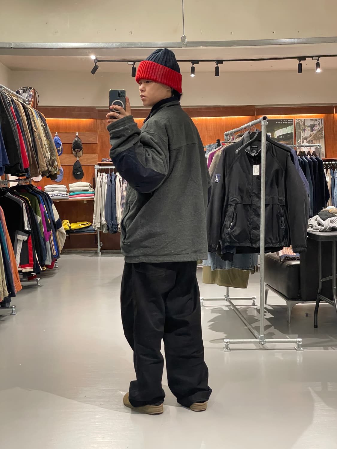 빈티지 플리스 리버시블 자켓   상품이미지6