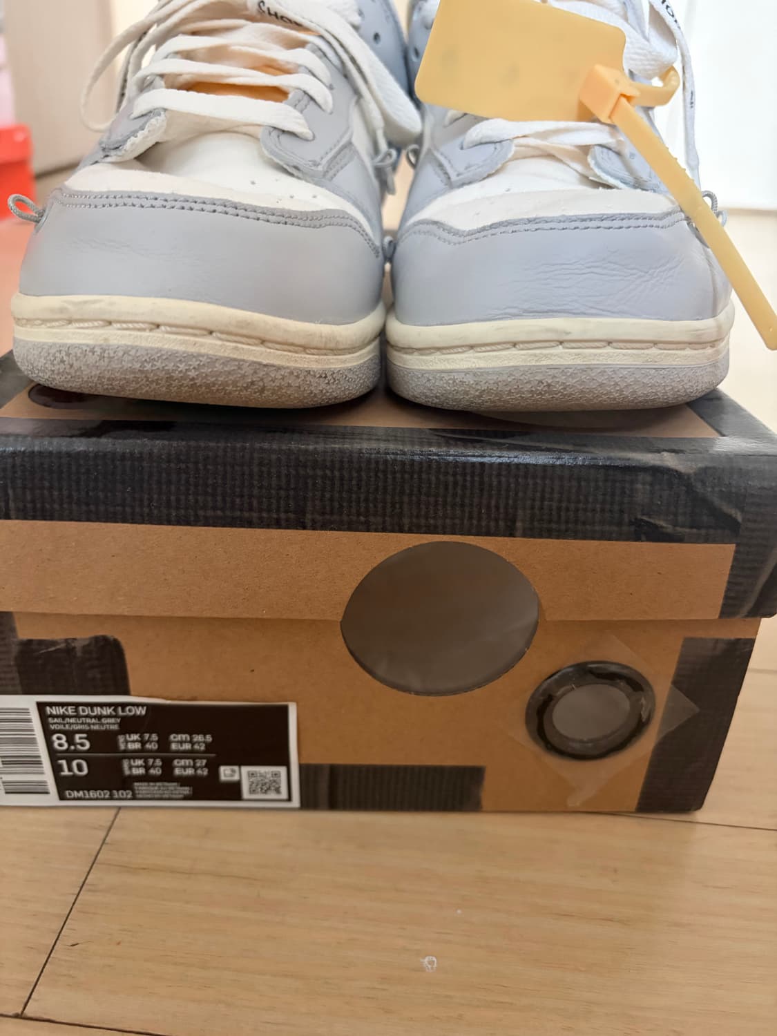 나이키 x 오프화이트 덩크 로우 더 50 - 로트 46 풀셋265사이즈 상품이미지5