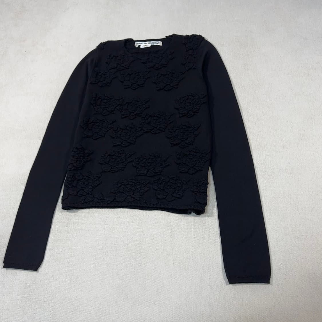 Flower Black Knit 상품이미지2