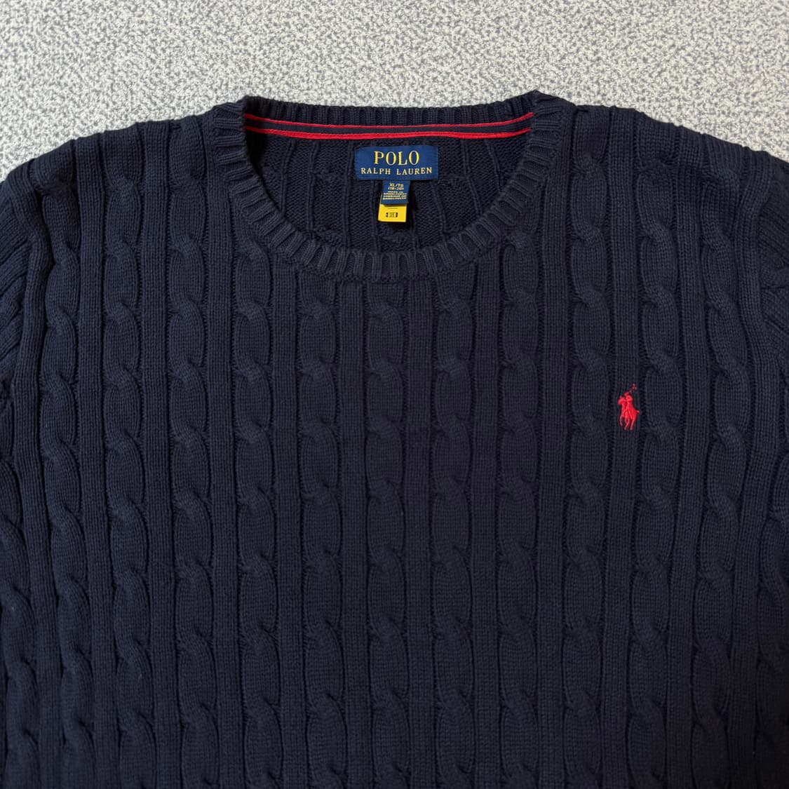 폴로 랄프로렌 네이비 니트 남성용 95-100 상품이미지3
