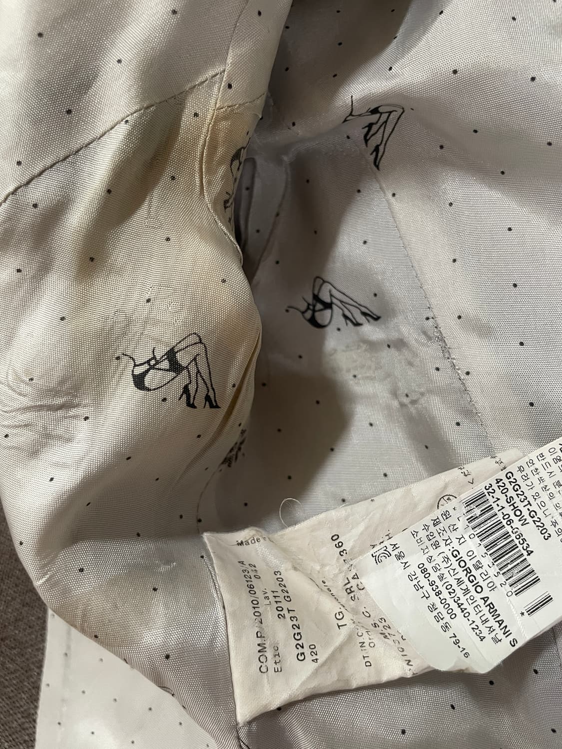Emporio Armani Asymmetric Tail Jacket 상품이미지9