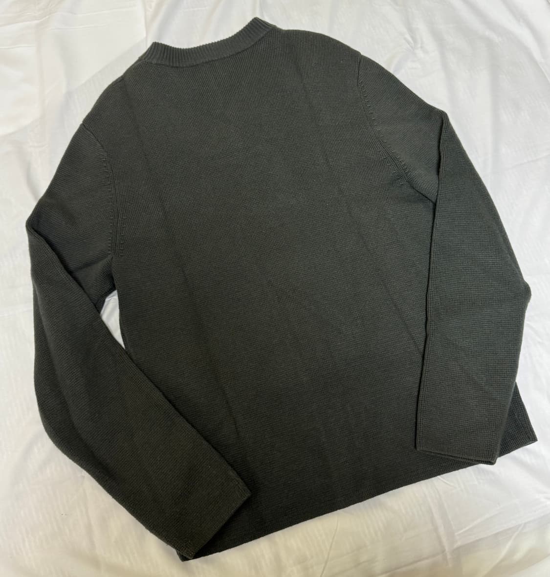 코스 울코튼 혼방 가디건 그린 S 상품이미지3