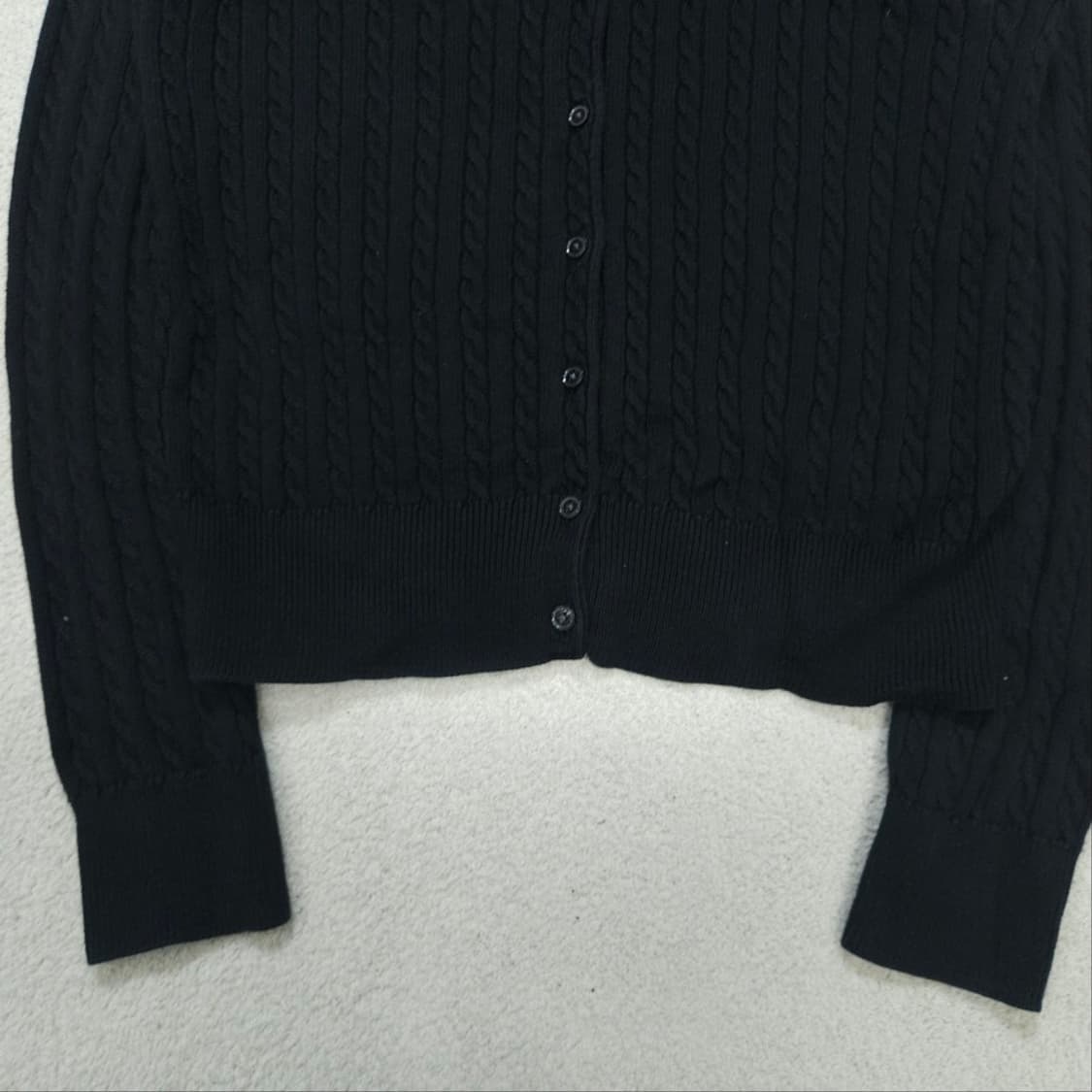 폴로 랄프 로렌 케이블 가디건 L12-14 블랙 상품이미지2