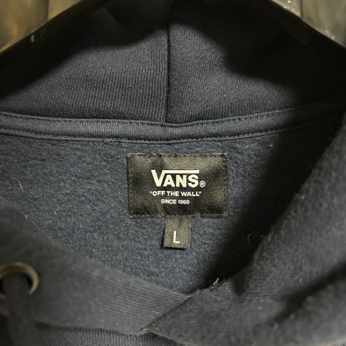 반스 재팬 클래식 아치 로고 후드티 / 네이비, L 상품이미지4