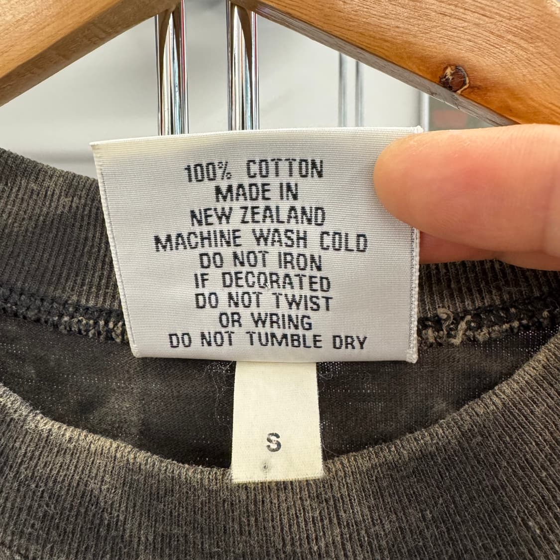 비욘드 디 올디너리 자수 티셔츠 made in Newzealand (S) 상품이미지6