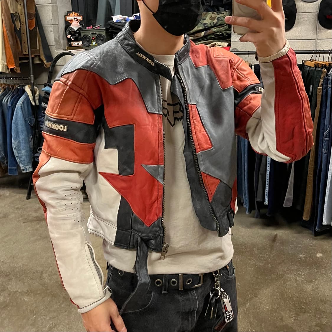 90s Lookwell 가죽 레이싱 자켓 (105) 상품이미지7