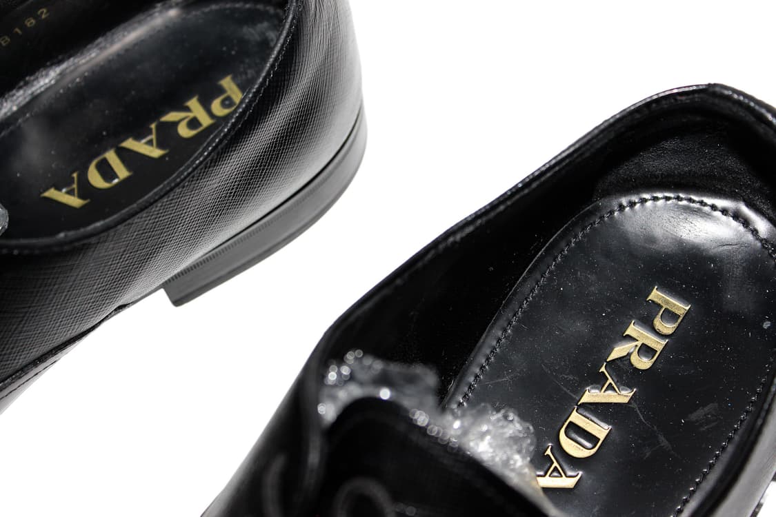 PRADA Saffiano Leather Oxford Shoes 상품이미지4