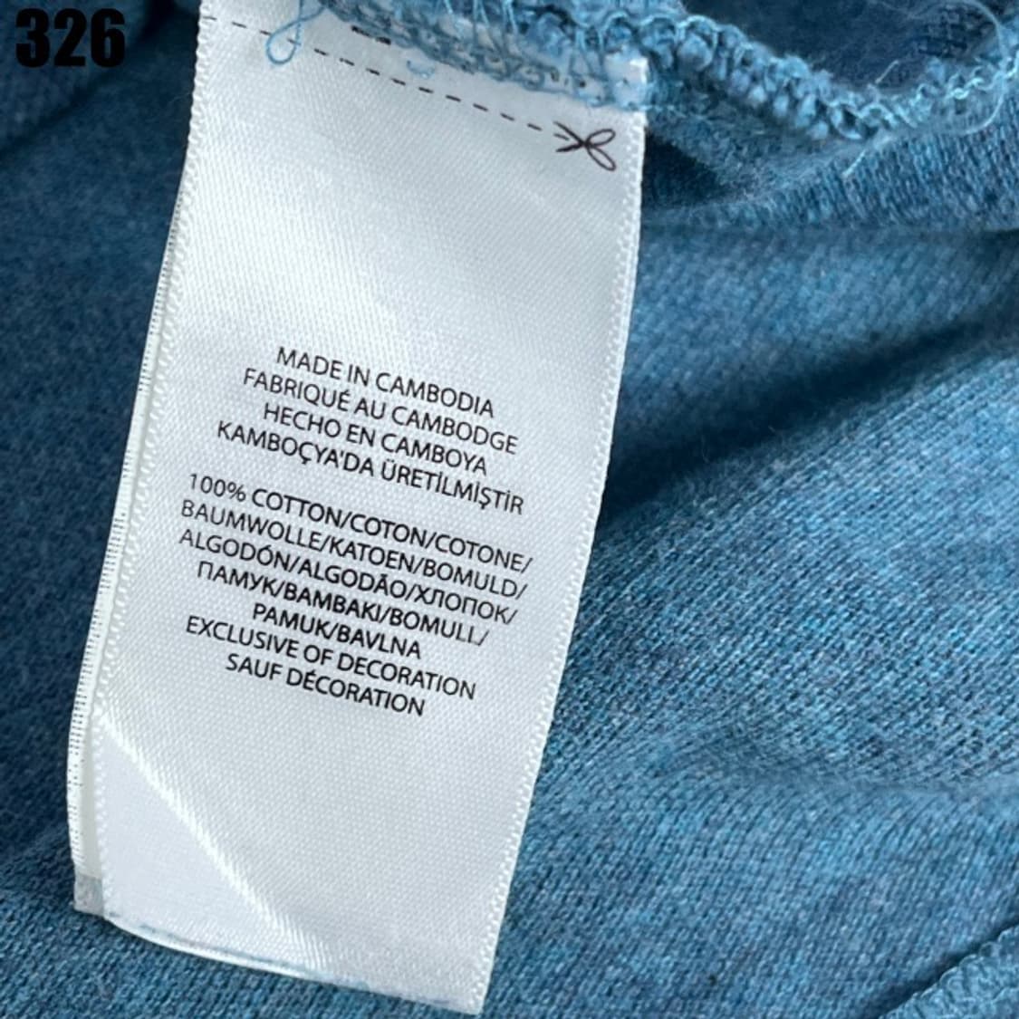 폴로 블루 반팔 카라티  상품이미지3