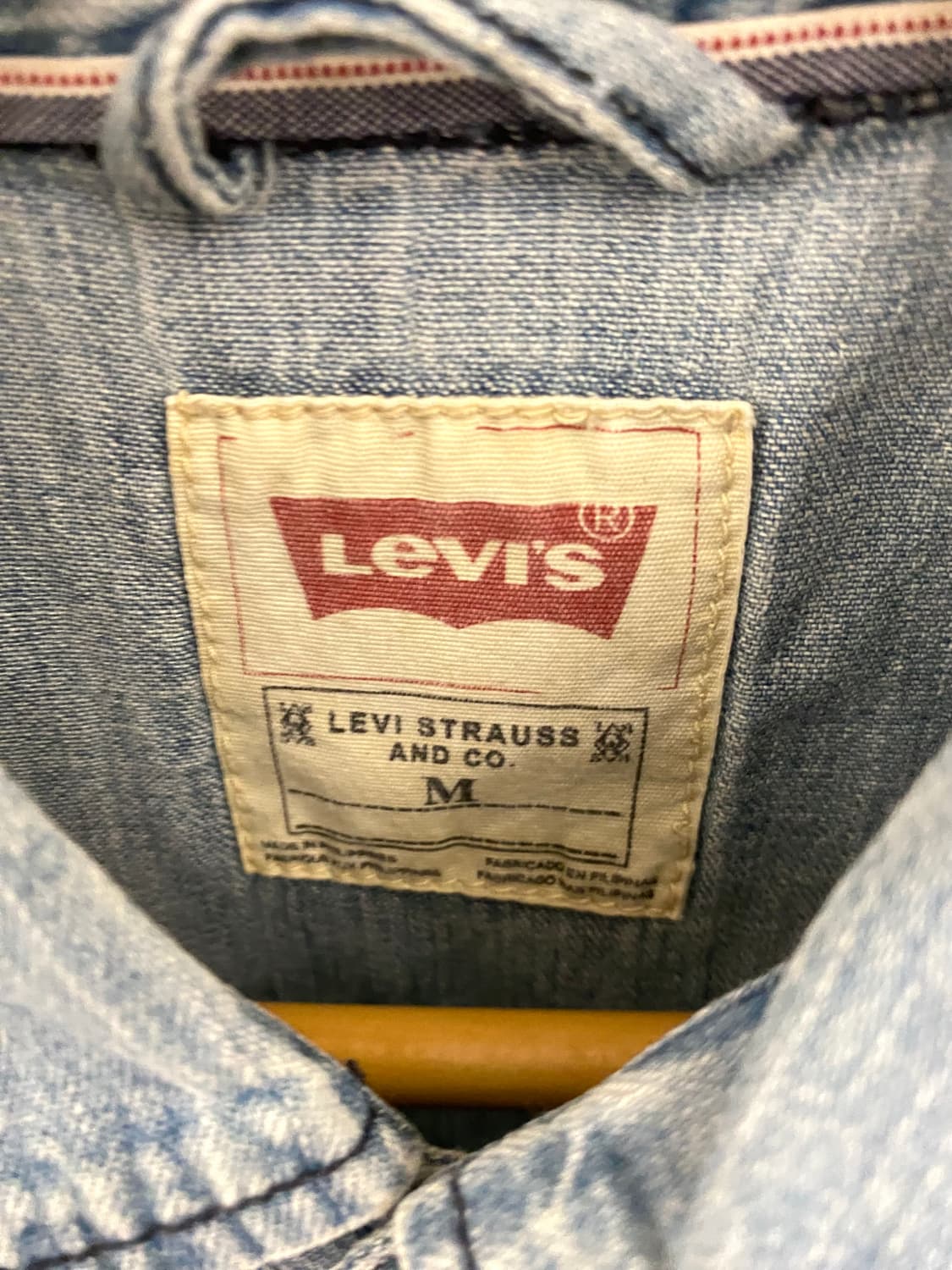 00's LEVI'S denim western shirts 리바이스 데님 상품이미지6