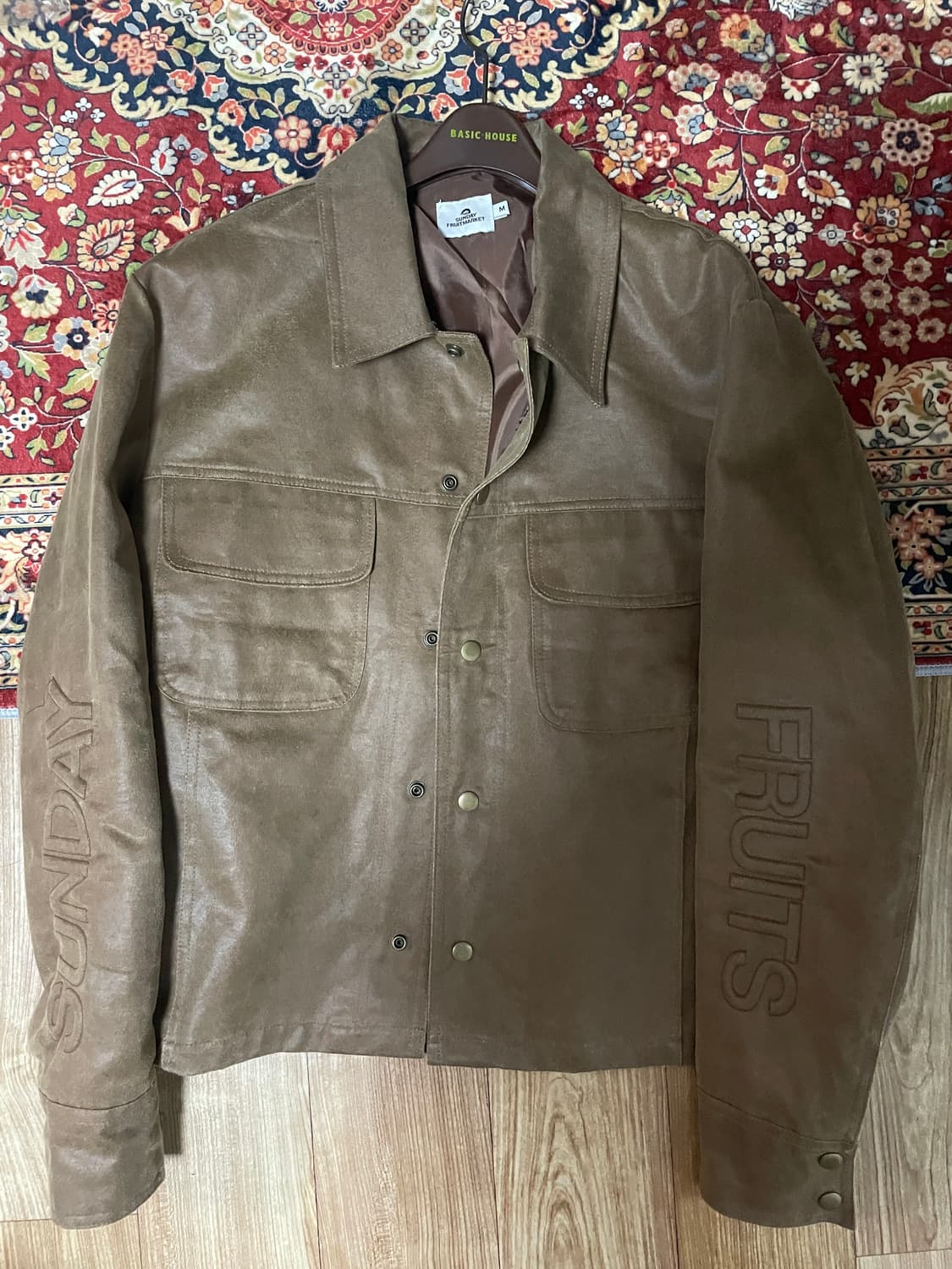 썬데이후르츠마켓 레더자켓 M 상품이미지2