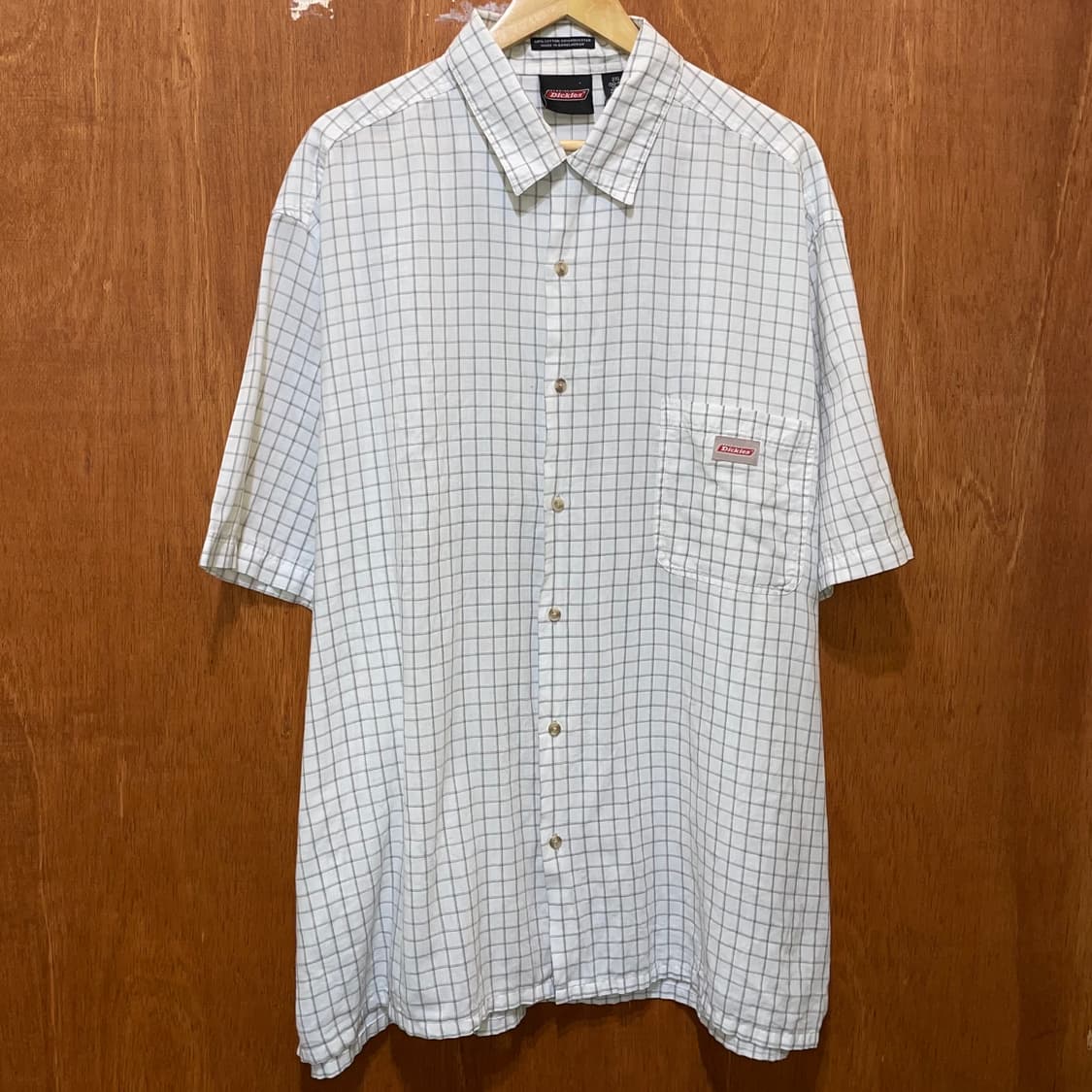 (2XL) Dickies 디키즈 체크 반팔 셔츠 상품이미지1