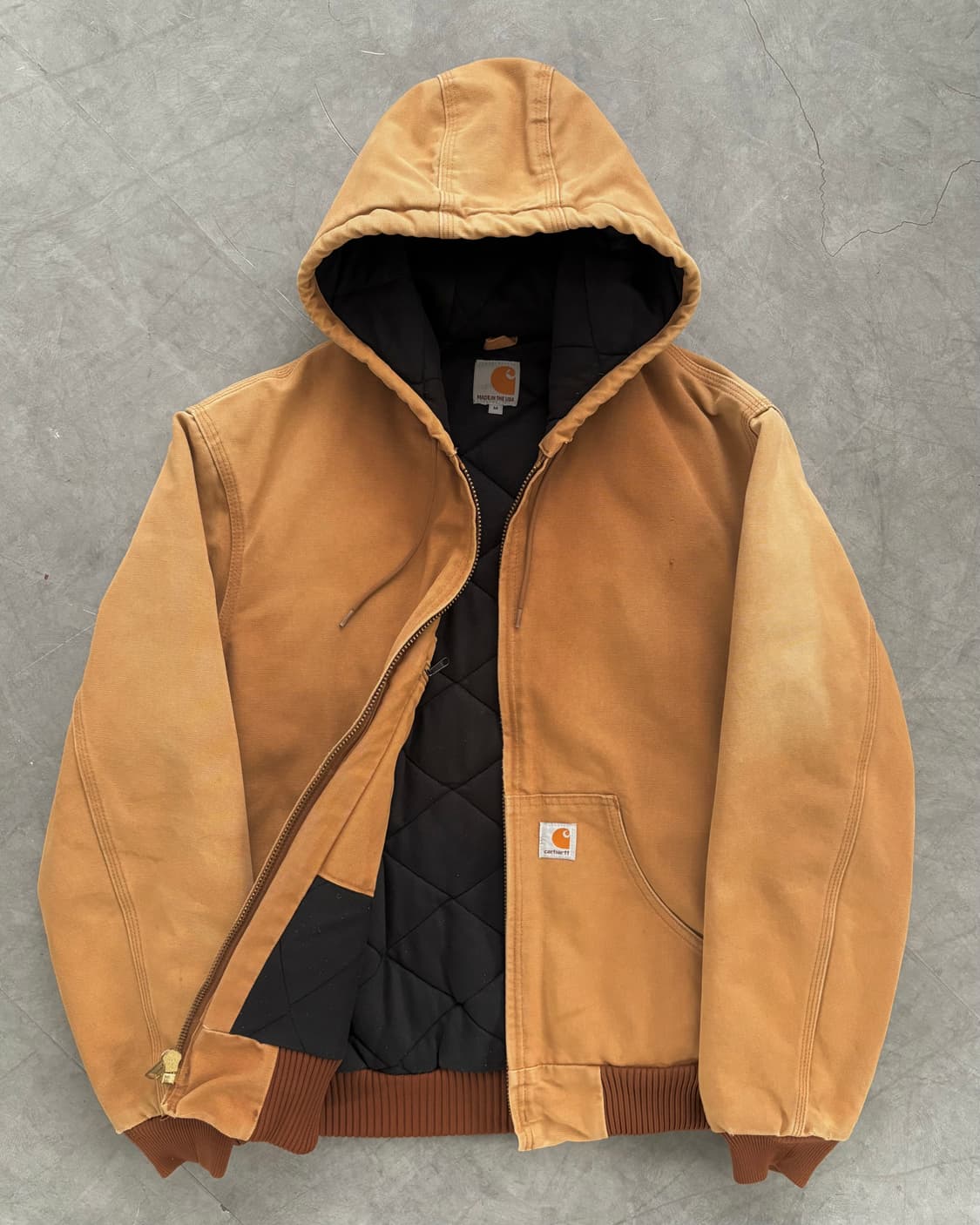Carhartt 칼하트 베이지 덕 액티브 워크 자켓 상품이미지5