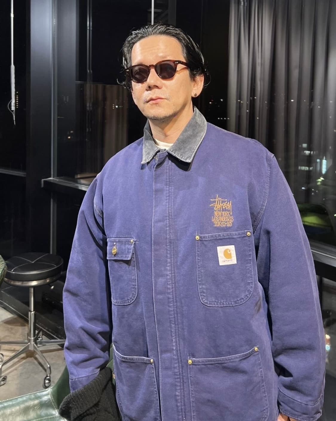 90s Carhartt 칼하트 CB102 Navy 초어 코트 상품이미지1