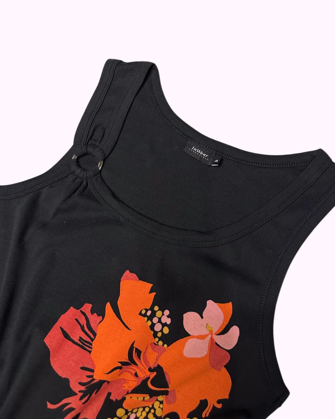 flower printing ring sleeveless 상품이미지2