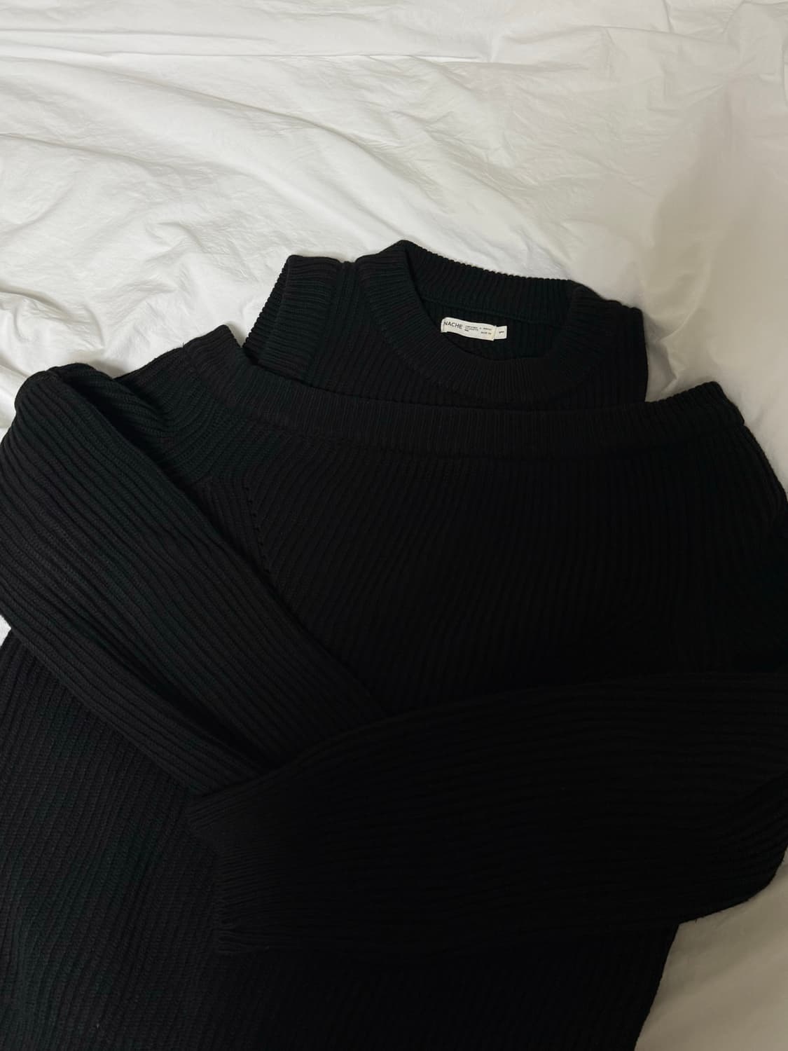 나체 니트 ASYMMETRIC LAYERED KNIT (UNISEX) B 상품이미지3