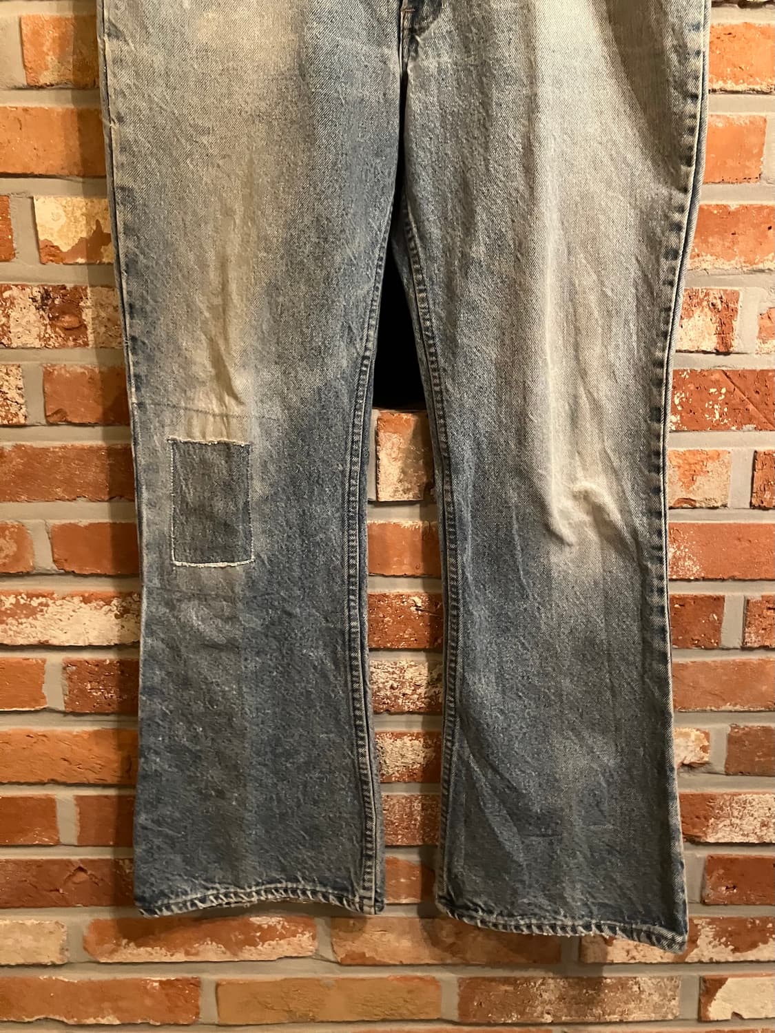 70s USA 빈티지 리바이스 646 벨바텀 부츠컷 데님 팬츠 상품이미지4