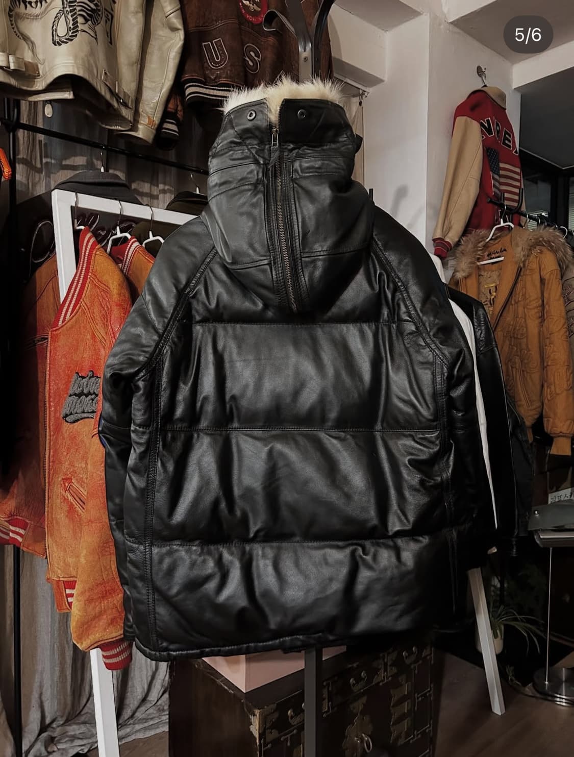 Avirex N-2B leather down(아비렉스 가죽 패딩) 상품이미지5