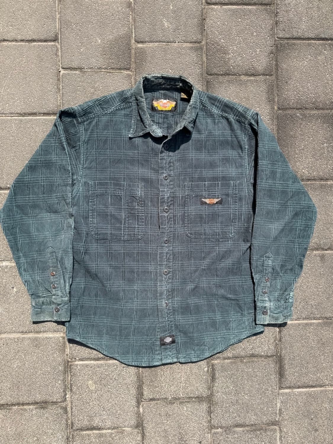 할리데이비슨 긴팔 체크셔 츠 상품이미지5