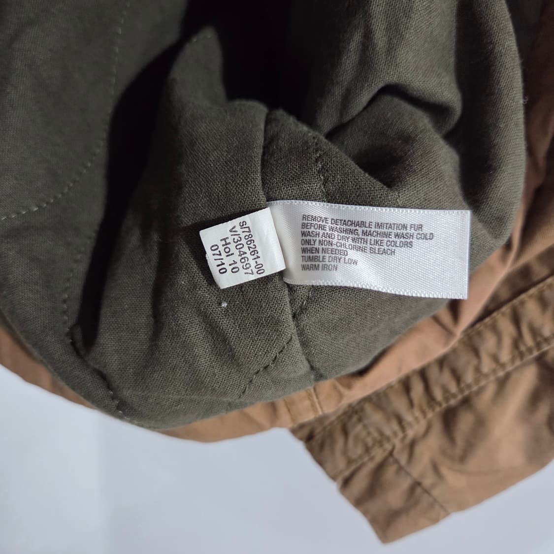 갭 키즈 퍼 카라 필드자켓 XS(4-5) 상품이미지3