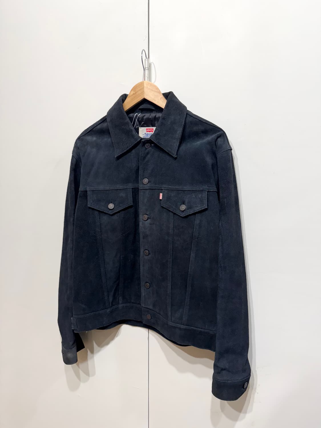 90's 리바이스 카우하이드 스웨이드 트러커 자켓 상품이미지2