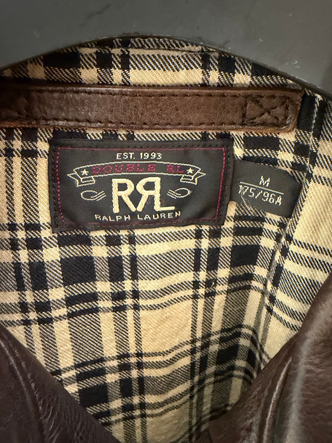 RRL 구 뉴스보이 레더자켓 상품이미지3