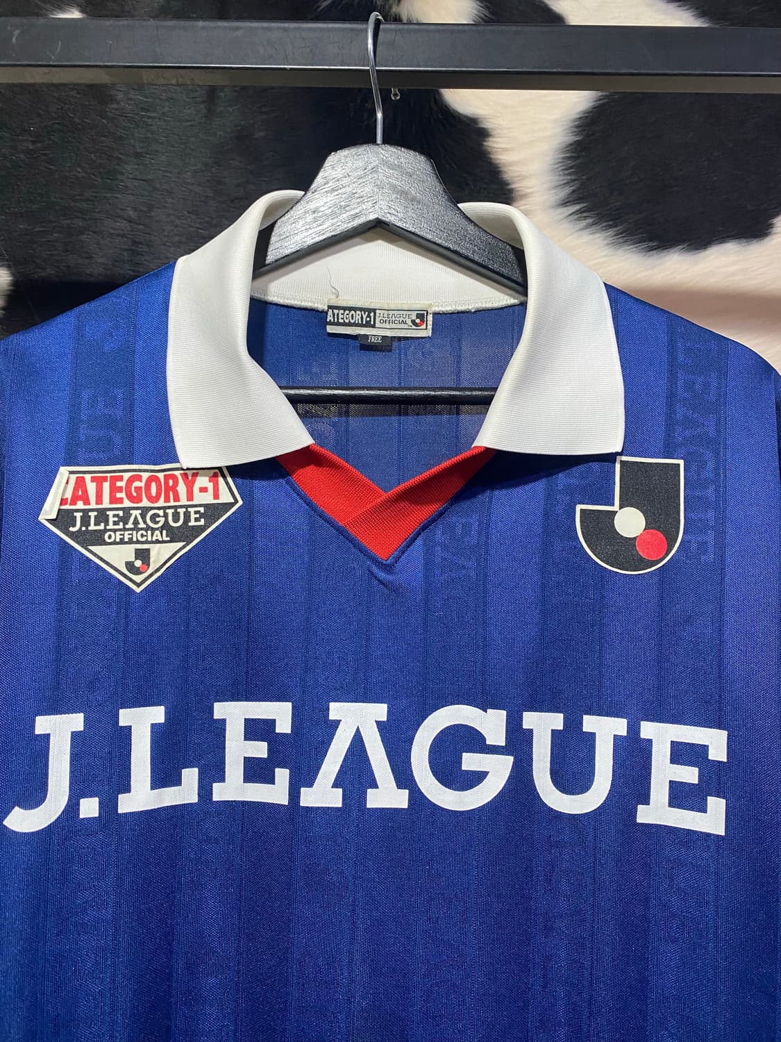 Japanese vtg J리그 배색 디테일 져지 반팔 티셔츠 상품이미지2