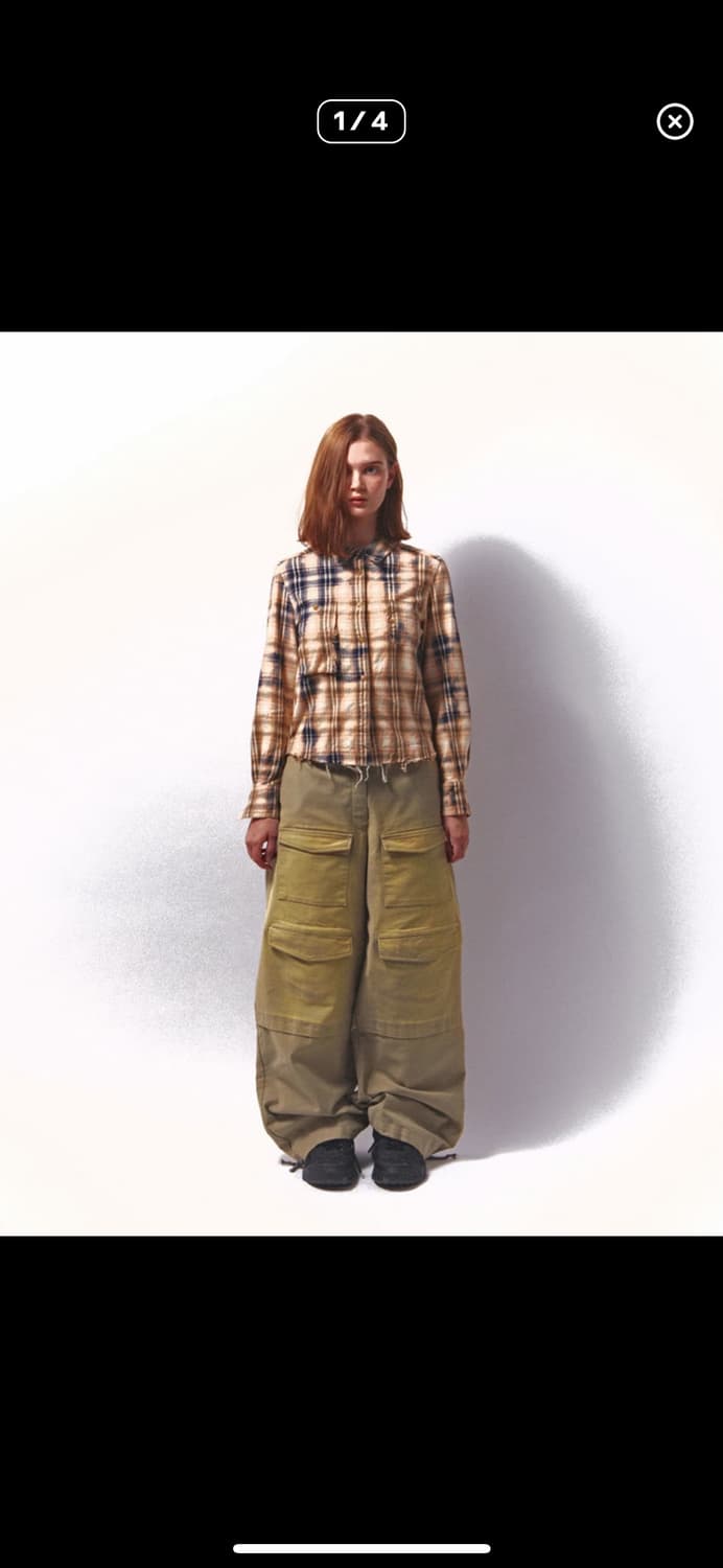 로레일즈 블리싱 워싱 카고 팬츠 상품이미지1