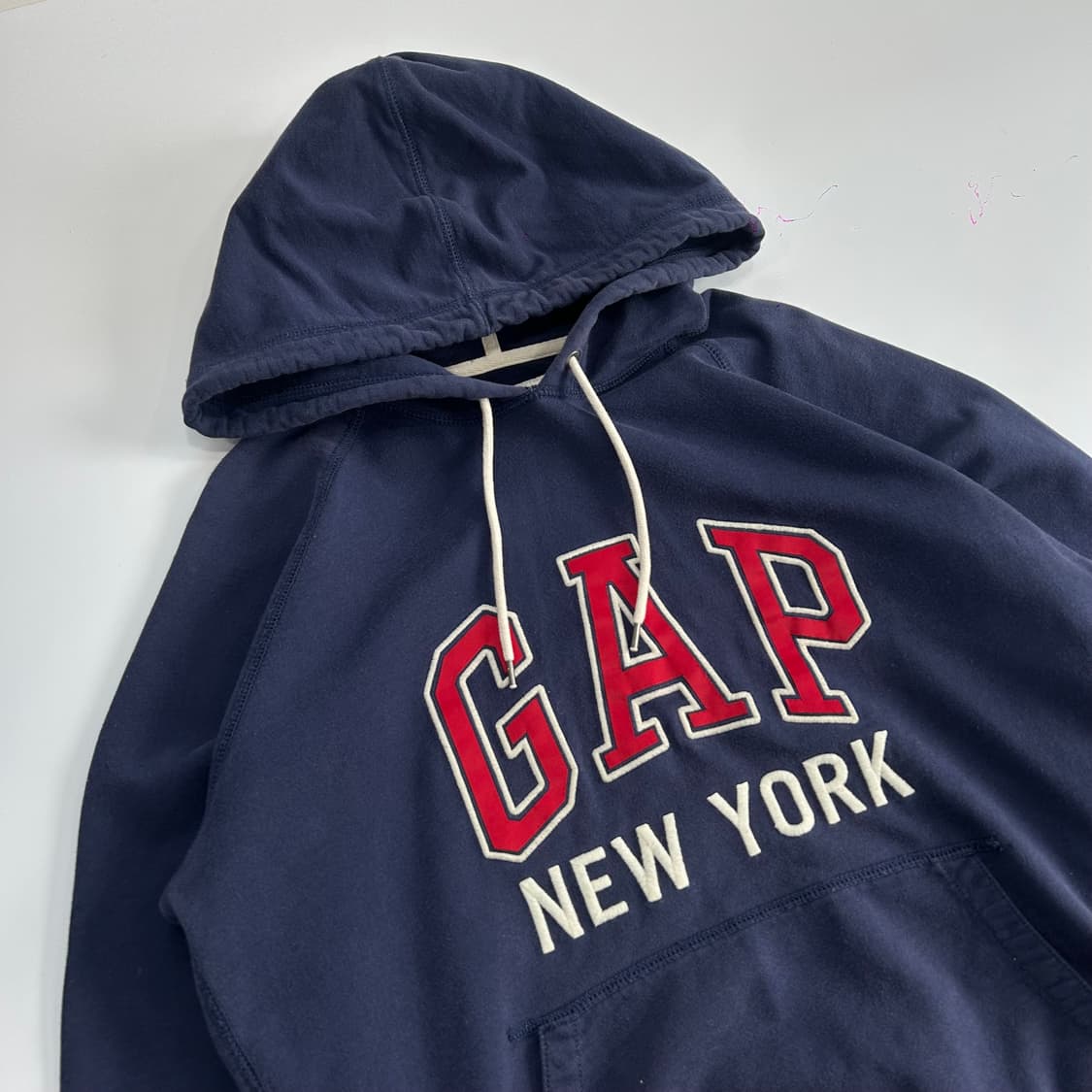 Gap 갭 레드로고 네이비 후드티 상품이미지4