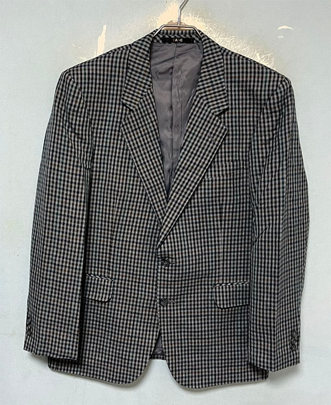 DAKS 닥스 클래식 남자 정장자켓 춘추 체크 블레이저 일본 L 100  상품이미지1