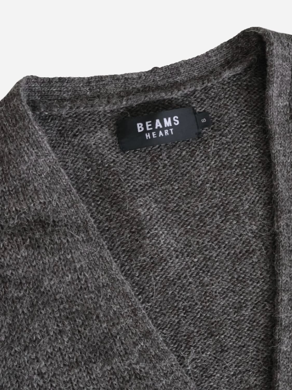 BEAMS HEART Argyle Knit Cardigan 상품이미지5