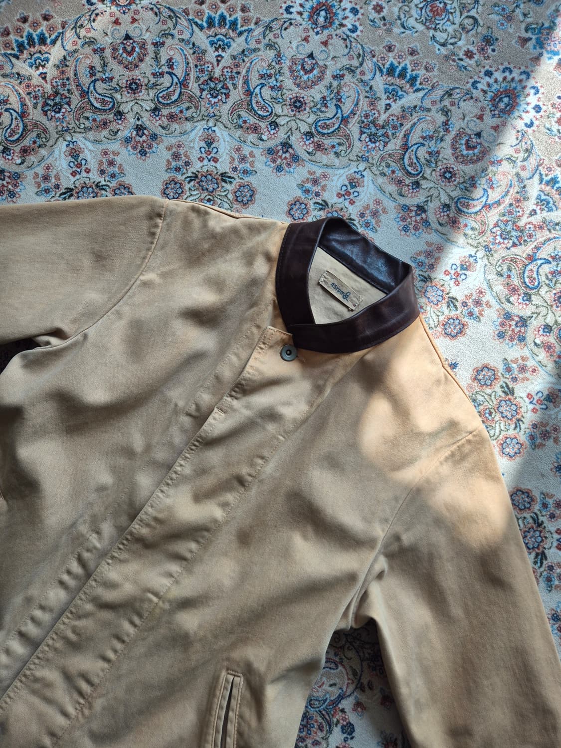 45rpm 레더 차이나 카라 초어자켓 상품이미지2