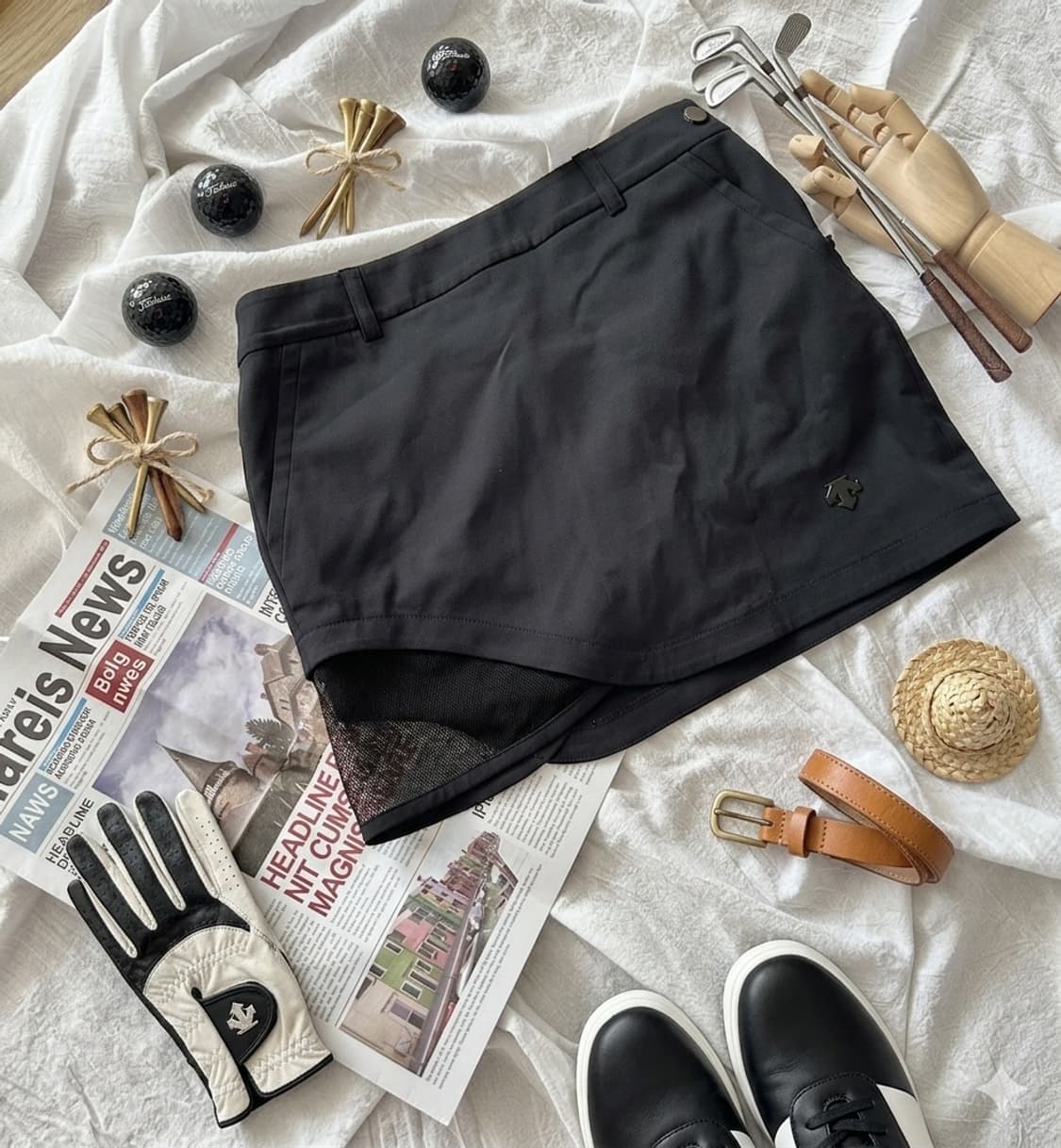 데상트 골프 정품 여성 큐롯 스커트 (64/S) 상품이미지1