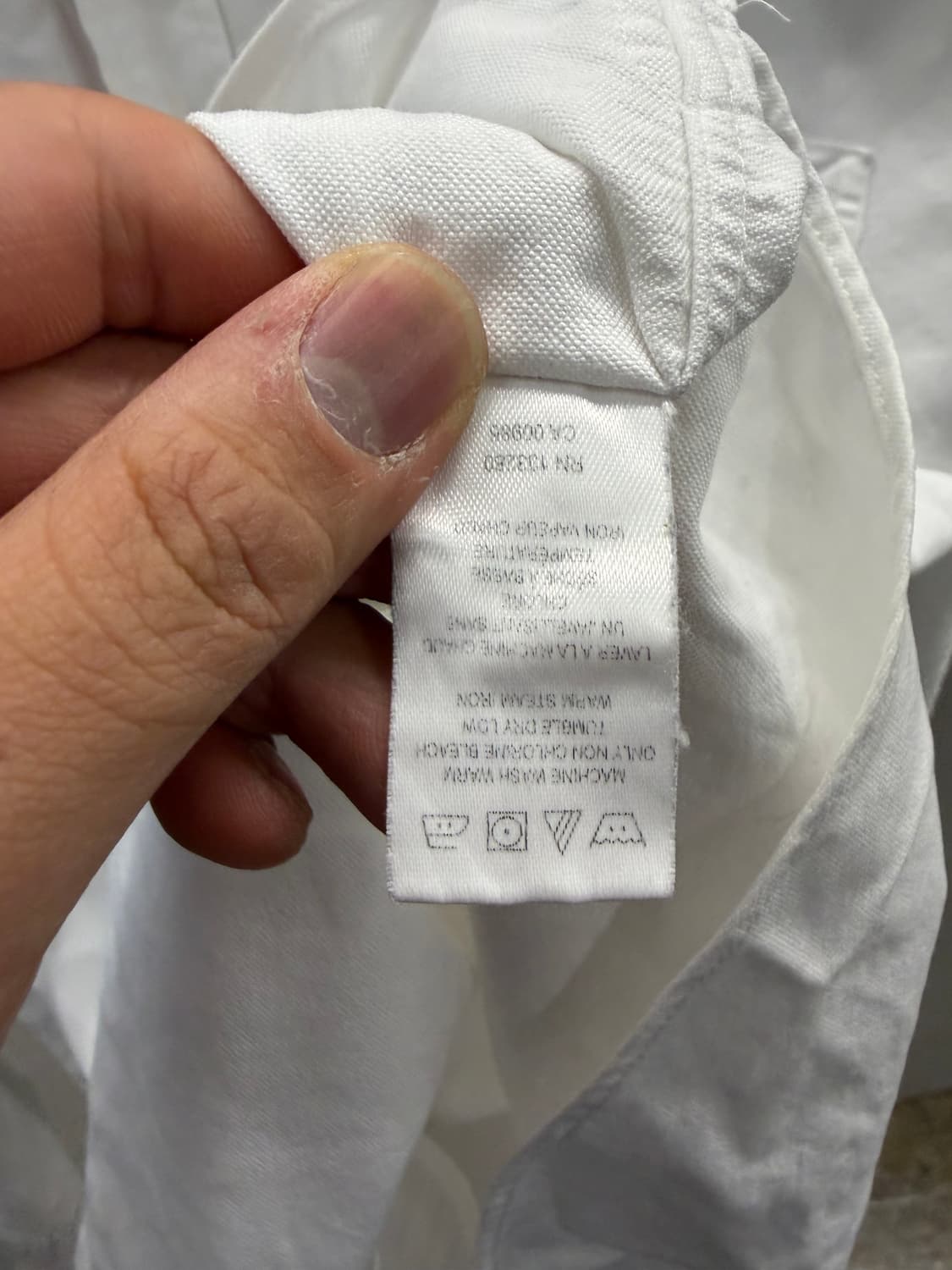 톰브라운 정품 화이트 히든 삼선 옥스포드 셔츠 4사이즈 상품이미지5