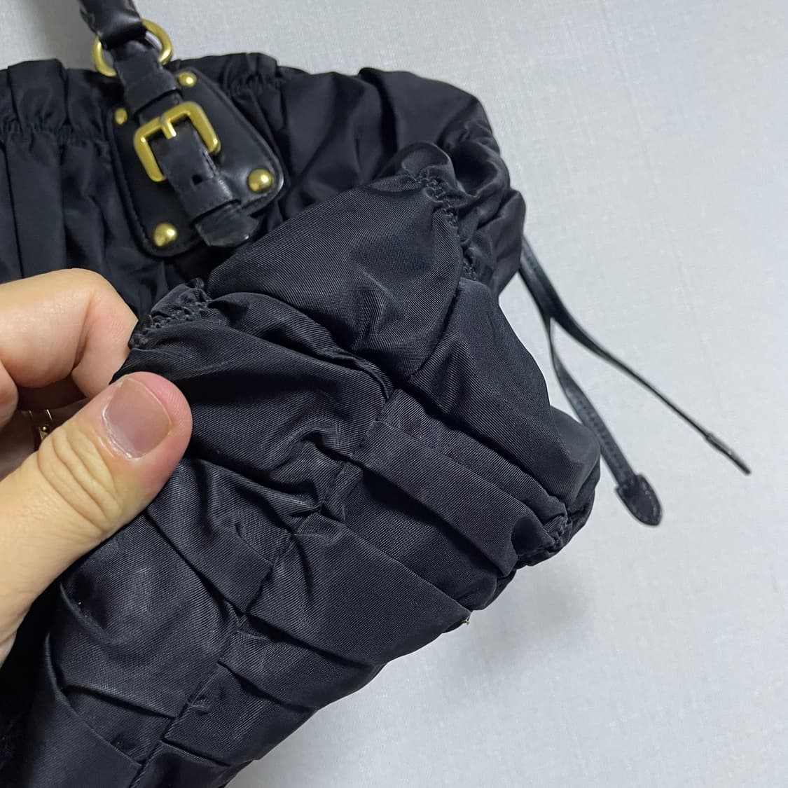 프라다 여성 고프레 모코노 토트백 (크로스 스트랩 분실 상품이미지10