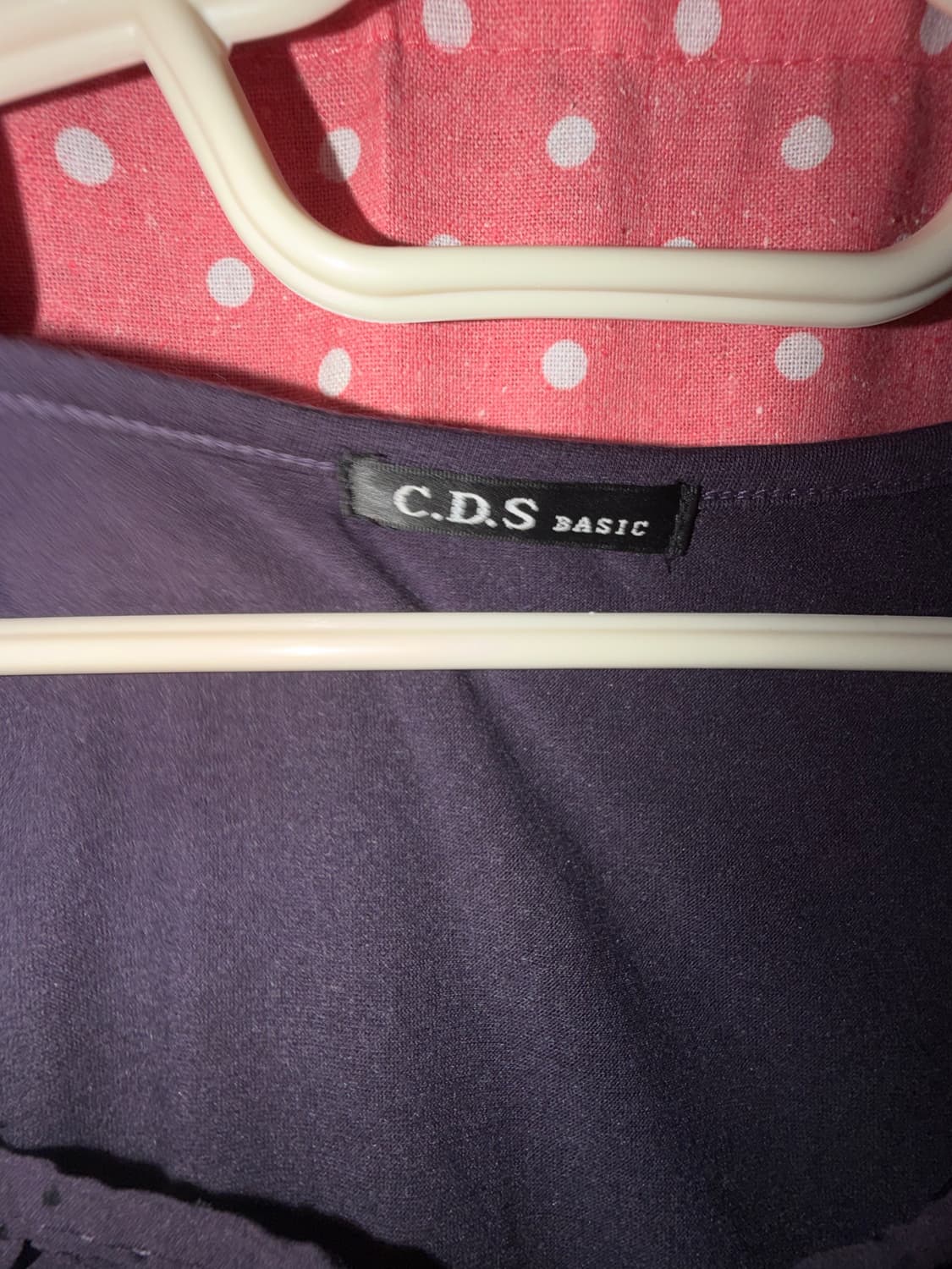 [C.D.S BASIC] 도트 쉬폰 소매 리본 블라우스 상품이미지3