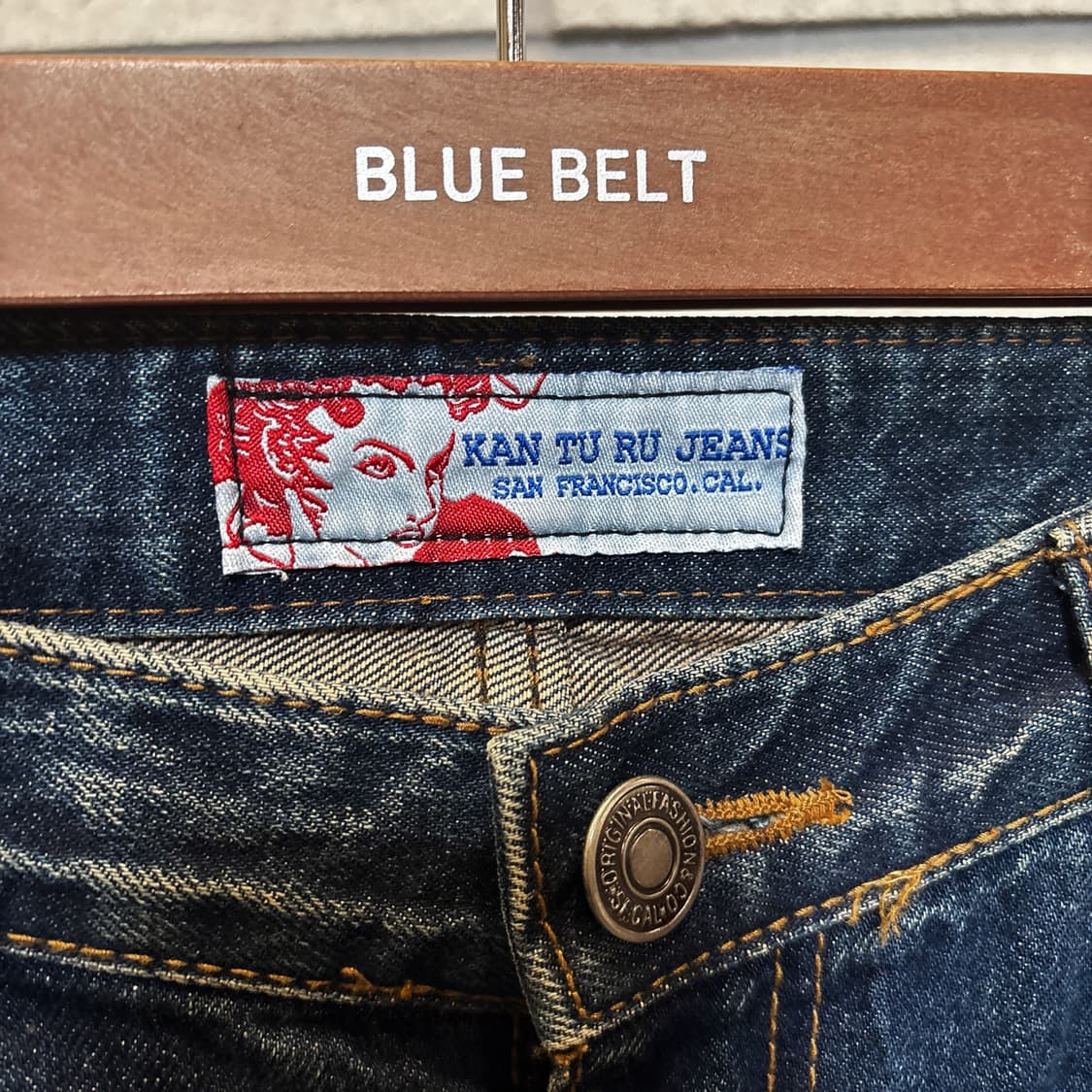 KANTURU JEANS 헤비 디스트로이드 데님 페이드 워싱 디테일 상품이미지8