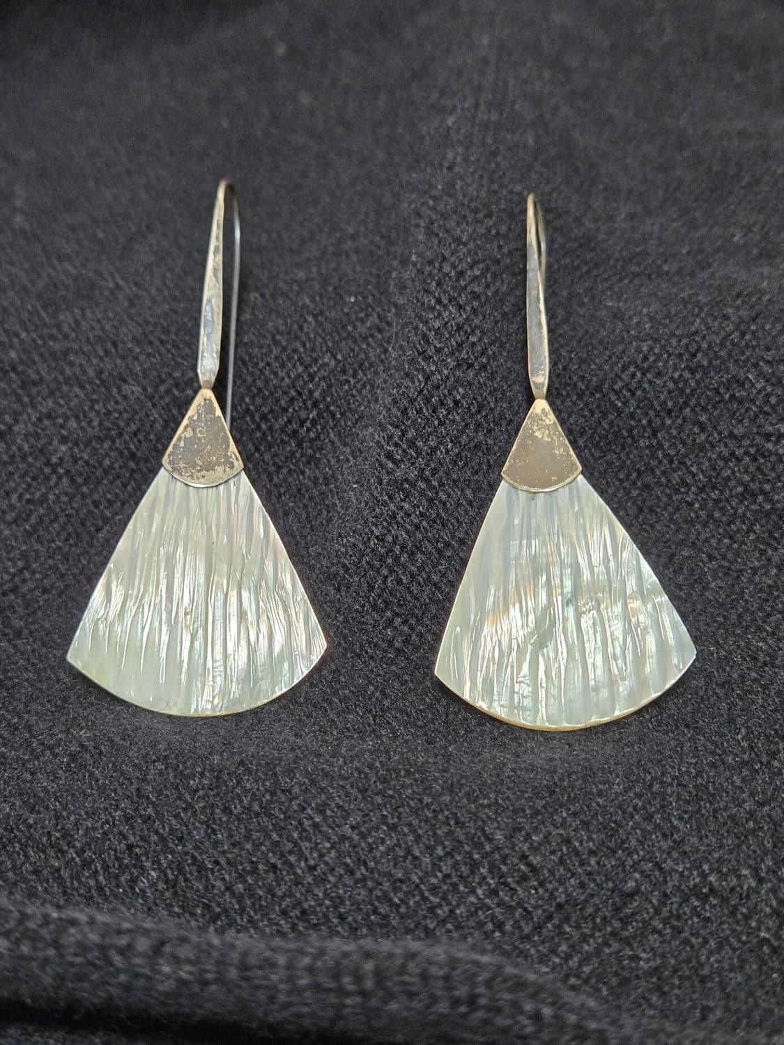 남미 엔틱 조개 실버귀걸이 상품이미지1