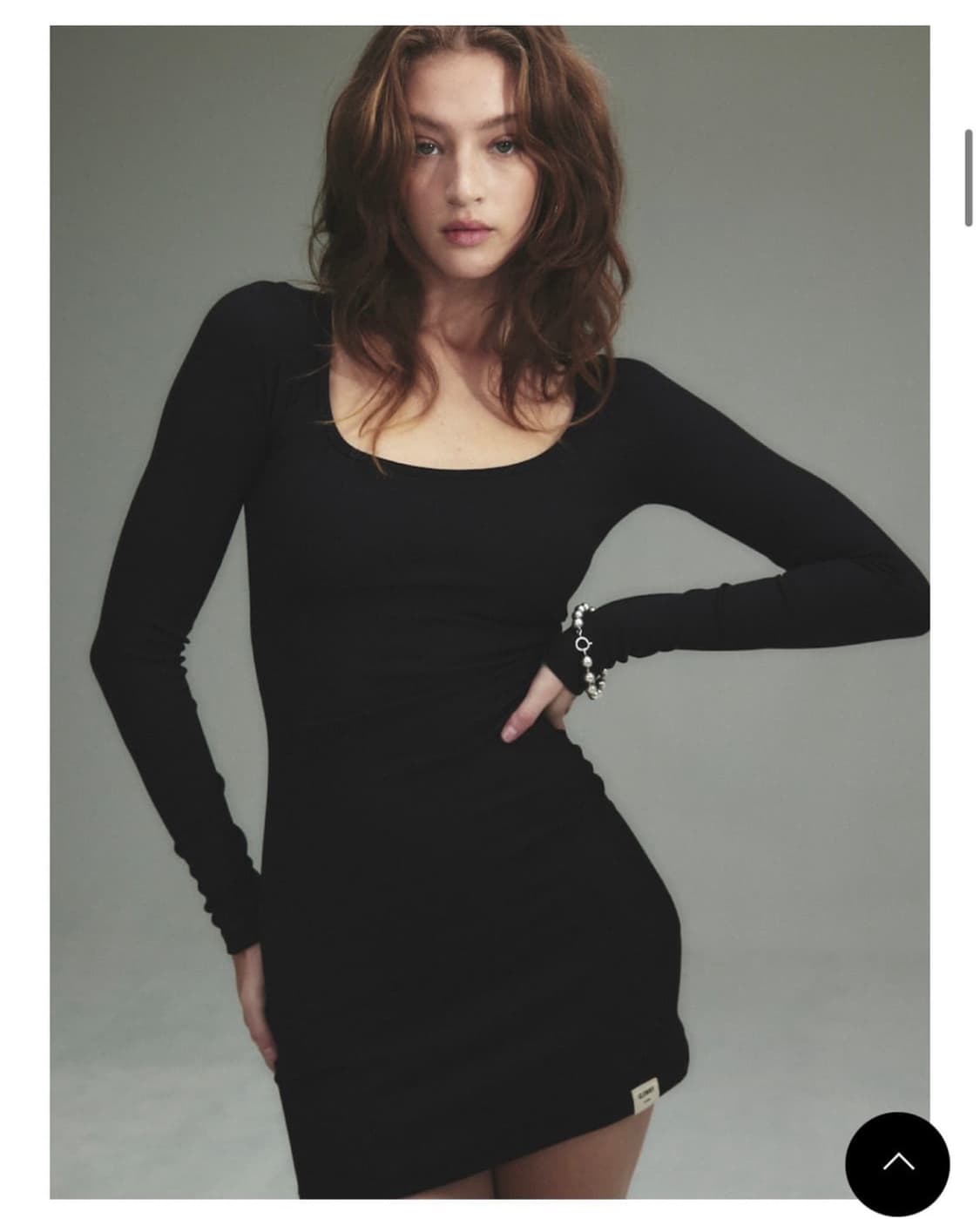 글로니 클래식 립 원피스 차콜 M 상품이미지2