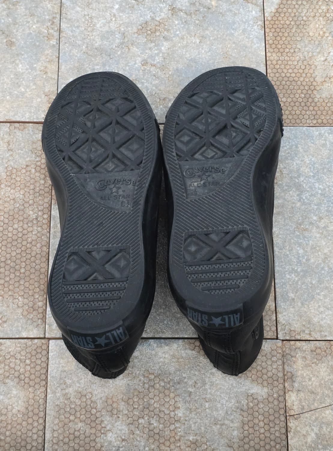 (250)컨버스 척테일러 올스타 하이 레더 블랙 상품이미지8