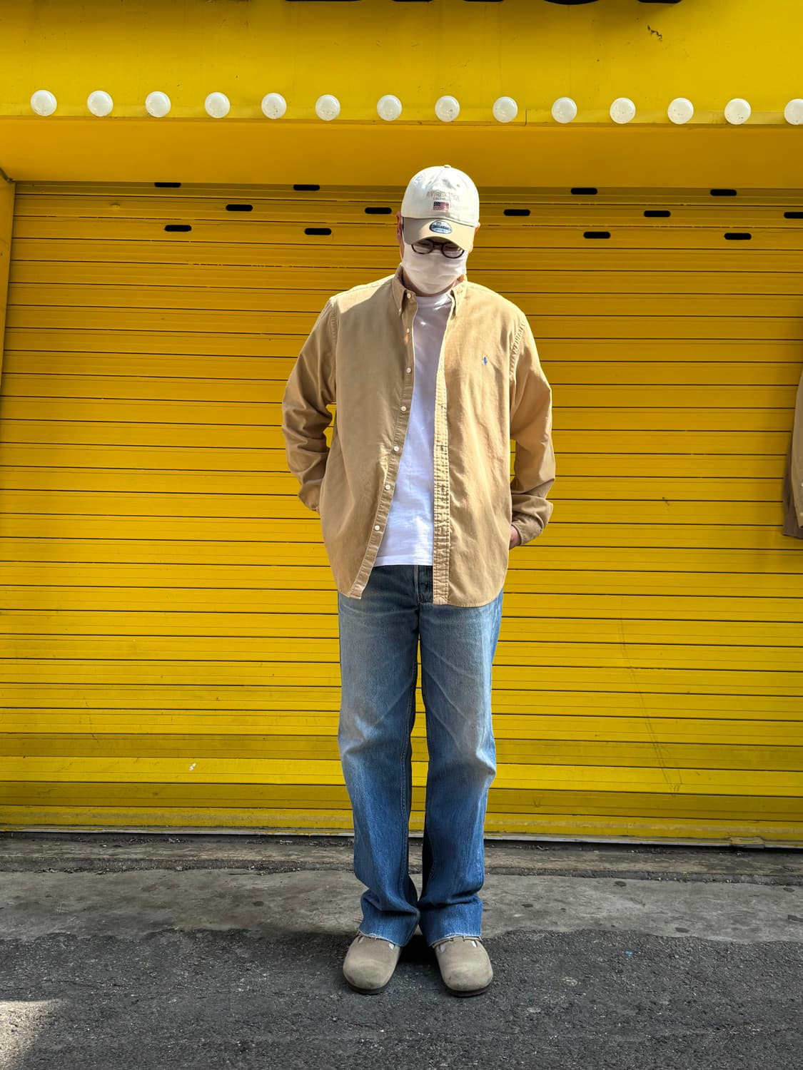 폴로 랄프로렌 코듀로이 옥스포드 셔츠 XL 상품이미지5