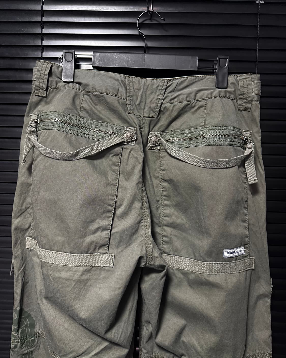 뱅뱅 빈티지 진스 카고 유틸리티 포켓 밀리터리 워크 팬츠 아메카지 30 상품이미지6